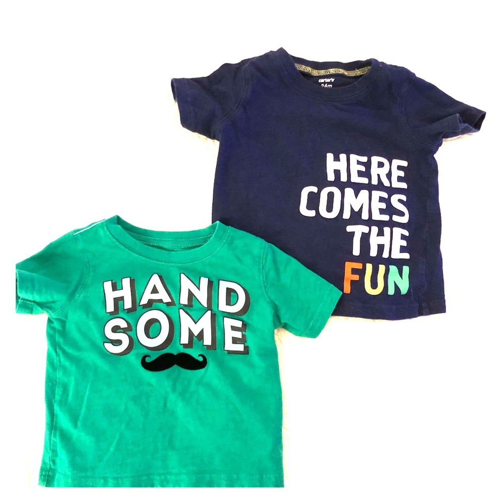 Toddler boys fun tees!